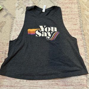 CROPPED TANK BY LAUREN DAIGLE